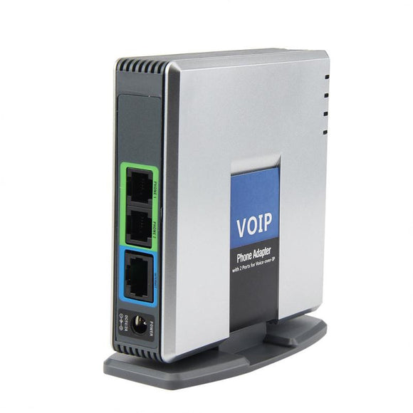 VOIP Phone Adapter 2 Port Internet Phone - digitaldeviant