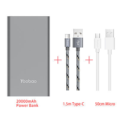 20000mAh Universal Power Bank Dual USB Output/Input Ultra Slim - digitaldeviant
