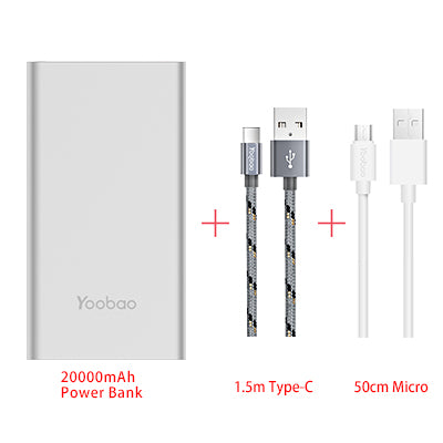 20000mAh Universal Power Bank Dual USB Output/Input Ultra Slim - digitaldeviant