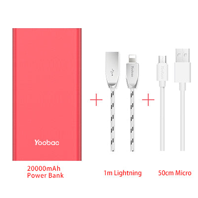 20000mAh Universal Power Bank Dual USB Output/Input Ultra Slim - digitaldeviant