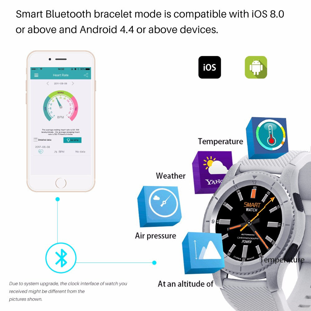 Bluetooth Wrist Watch Wireless Anti-lost Pedometer Sleep Monitor - digitaldeviant
